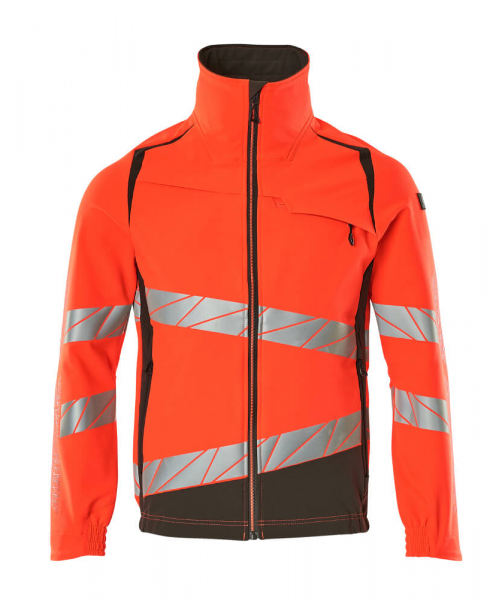 MASCOT-Warnschutz-Jacke, ULTIMATE STRETCH, warnrot/dunkelanthrazit