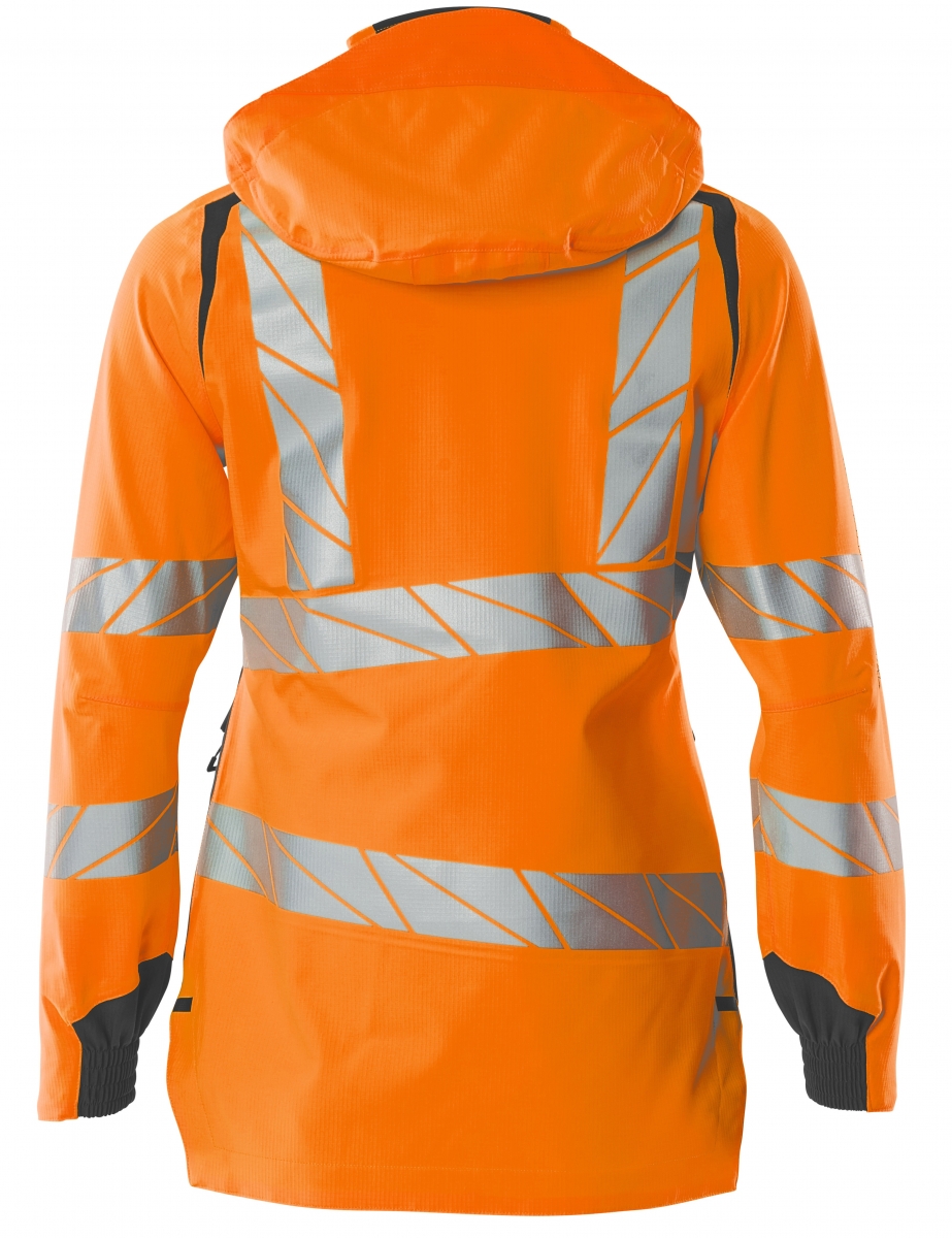 MASCOT-Workwear, Warnschutz-Damen Hard Shell Jacke, ACCELERATE SAFE, warnorange/dunkelanthrazit