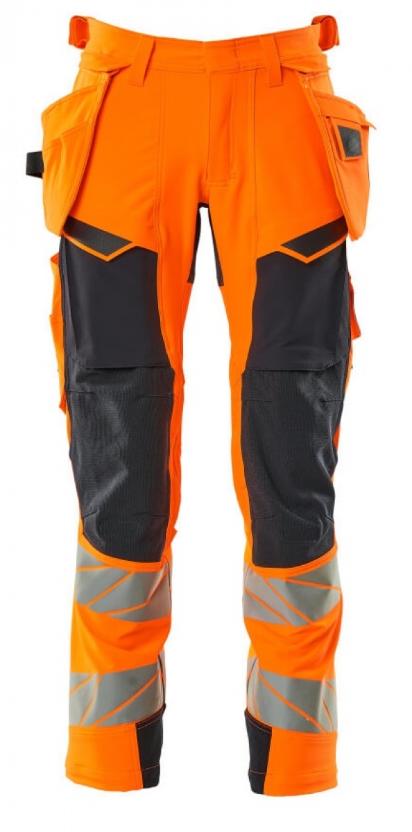 MASCOT-Workwear, Warnschutz-Bundhose, ACCELERATE SAFE, 90 cm, warnorange/schwarzblau