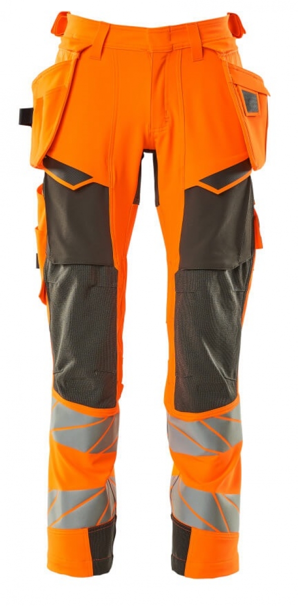 MASCOT-Workwear, Warnschutz-Bundhose, ACCELERATE SAFE, 90 cm, warnorange/dunkelanthrazit