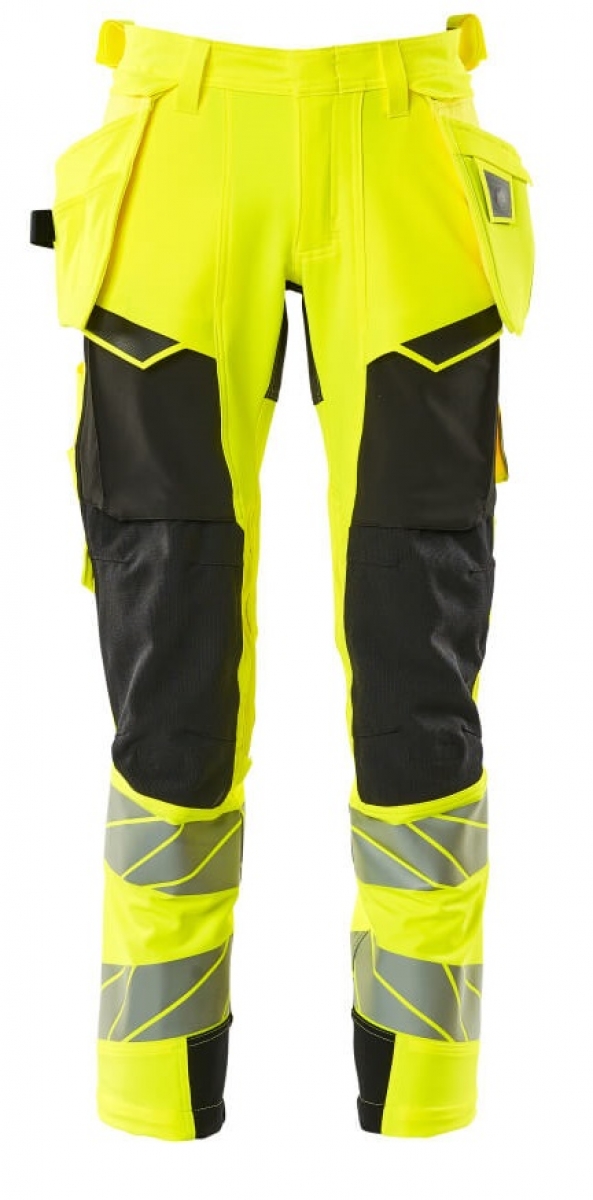 MASCOT-Workwear, Warnschutz-Bundhose, ACCELERATE SAFE, 82 cm, warngelb/schwarz