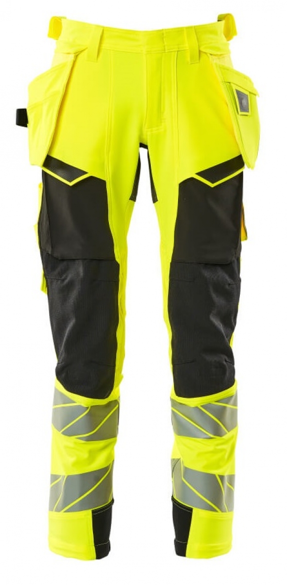MASCOT-Workwear, Warnschutz-Bundhose, ACCELERATE SAFE, 90 cm, warngelb/schwarz