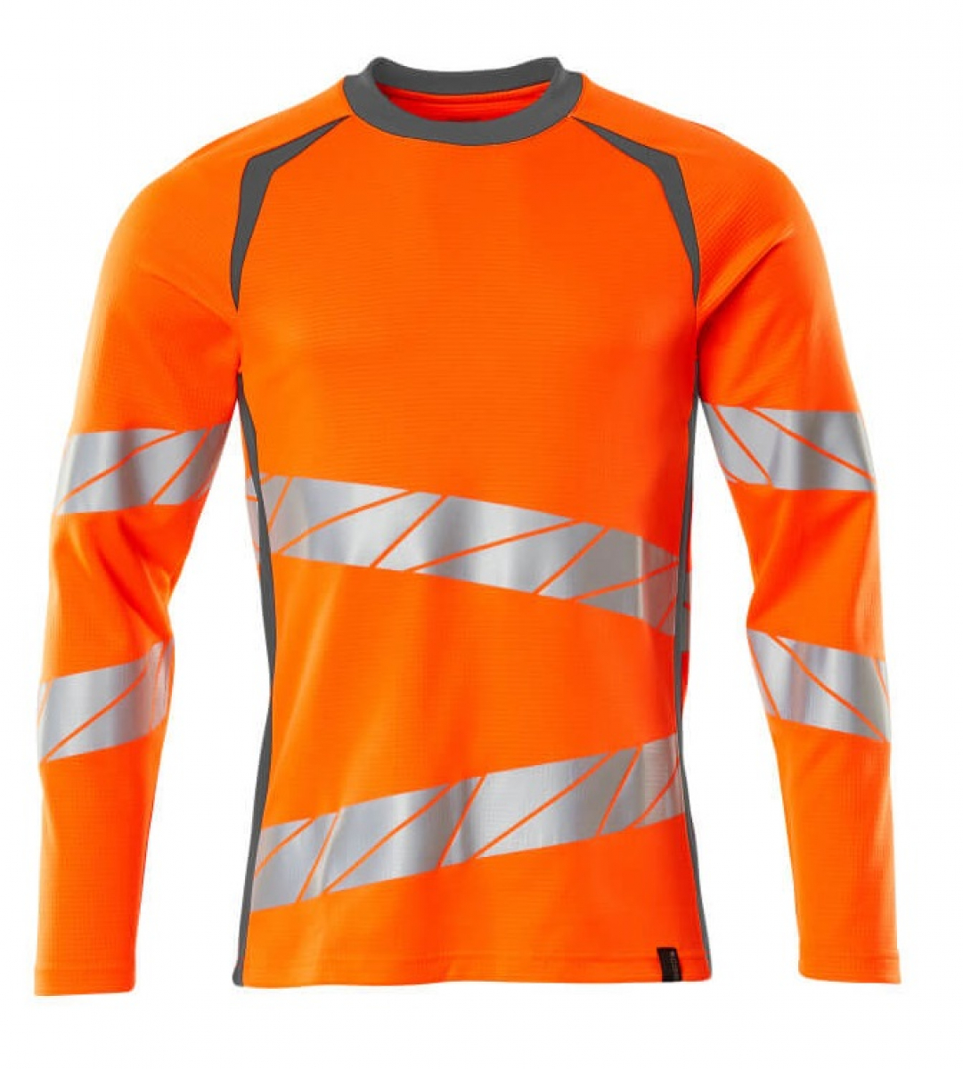 MASCOT-Workwear, Warnschutz-Langarm-Shirt, ACCELERATE SAFE, warnorange/dunkelanthrazit