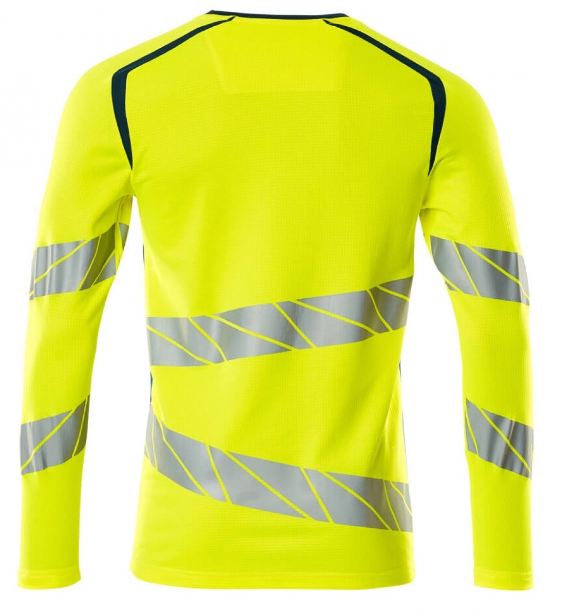 MASCOT-Workwear, Warnschutz-Langarm-Shirt, ACCELERATE SAFE, warngelb/dunkelpetroleum