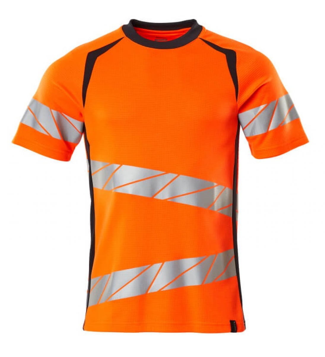 MASCOT-Workwear, Warnschutz-T-Shirt, ACCELERATE SAFE, warnorange/schwarzblau