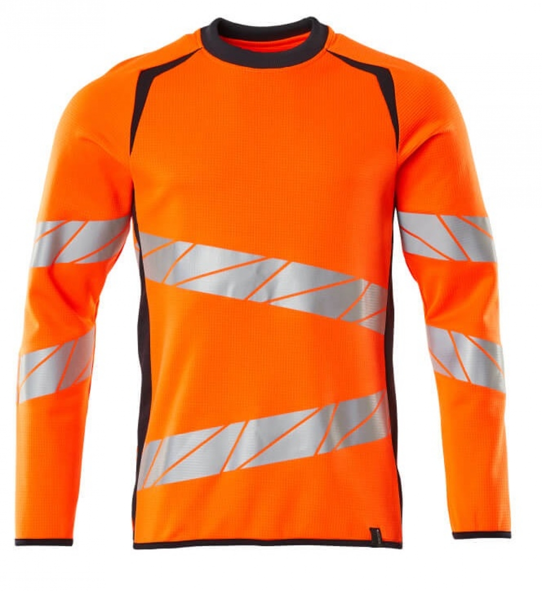 MASCOT-Workwear, Warnschutz-Sweatshirt, ACCELERATE SAFE, warnorange/schwarzblau