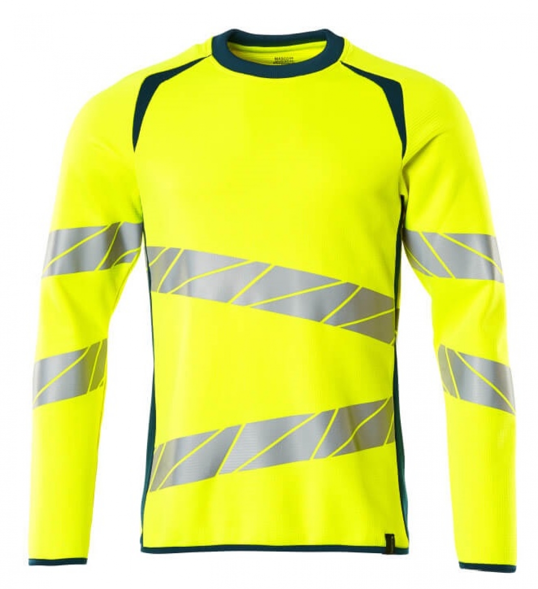 MASCOT-Workwear, Warnschutz-Sweatshirt, ACCELERATE SAFE, warngelb/dunkelpetroleum