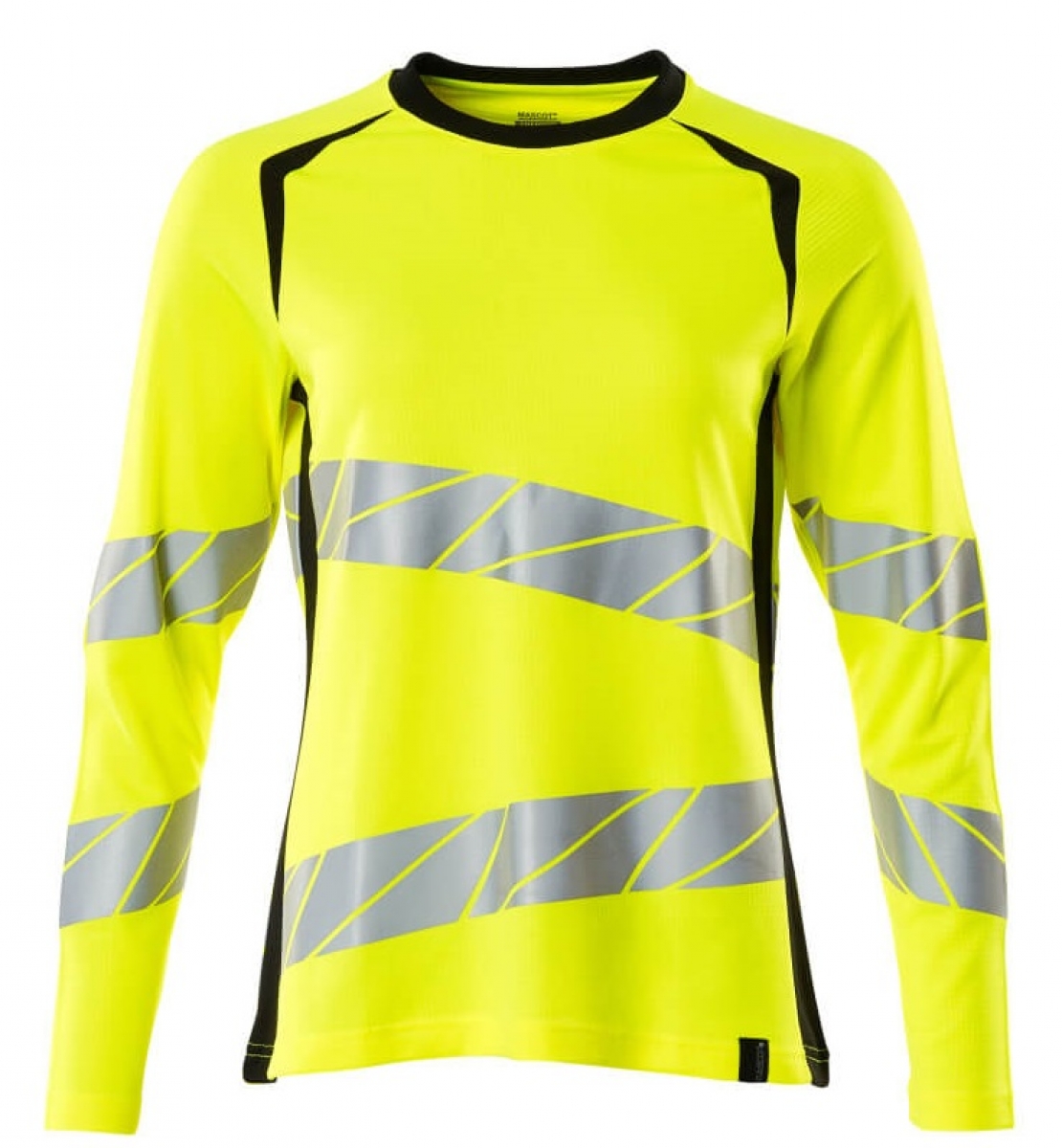 MASCOT-Workwear, Warnschutz-Damen Langarm-Shirt, ACCELERATE SAFE, warngelb/schwarz