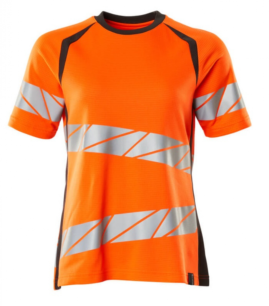 MASCOT-Workwear, Warnschutz-Damen T-Shirt, ACCELERATE SAFE, warnorange/dunkelanthrazit