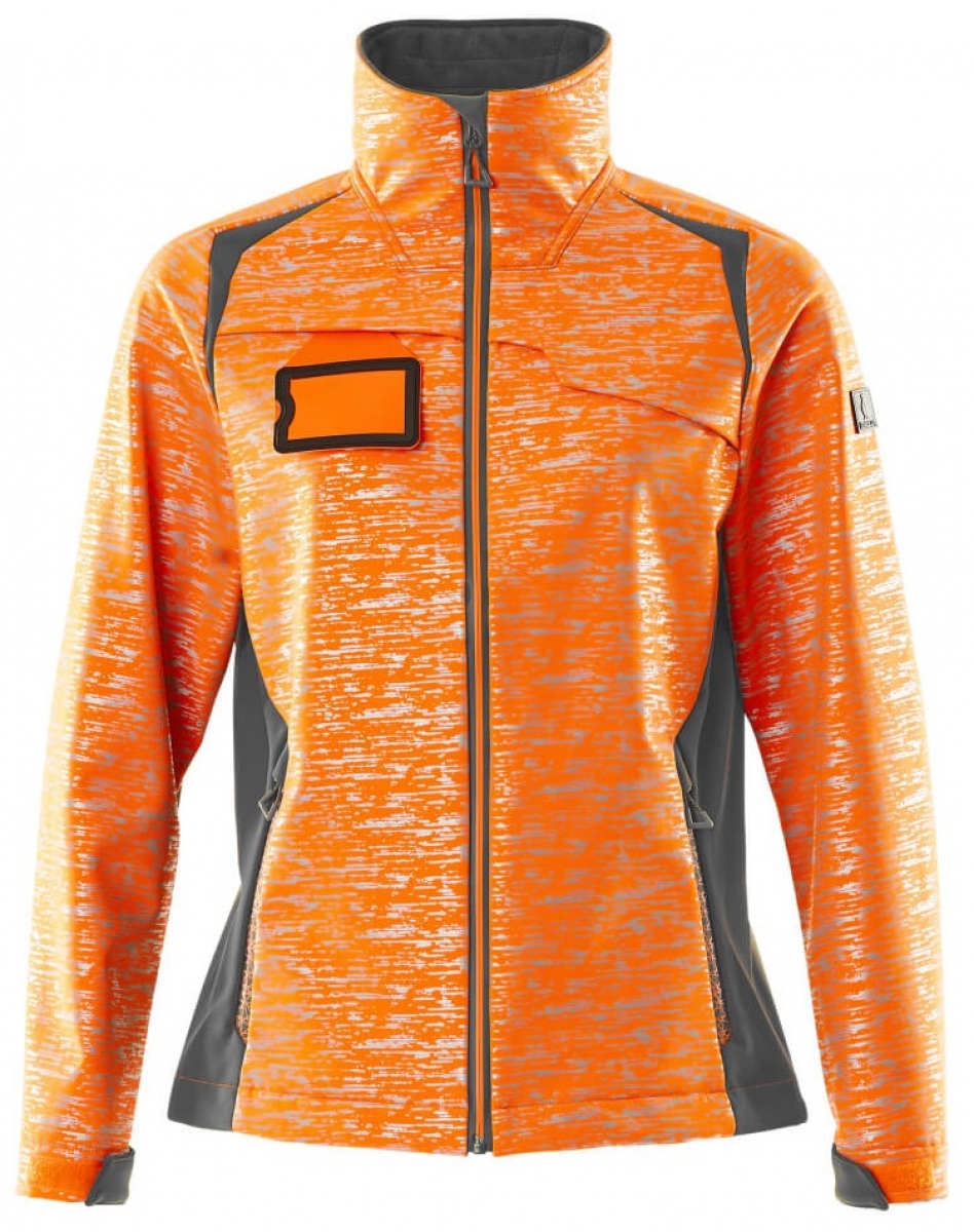MASCOT-Workwear, Damen Warnschutz-Softshell Jacke, ACCELERATE SAFE, high vis orange/dunkelanthrazit