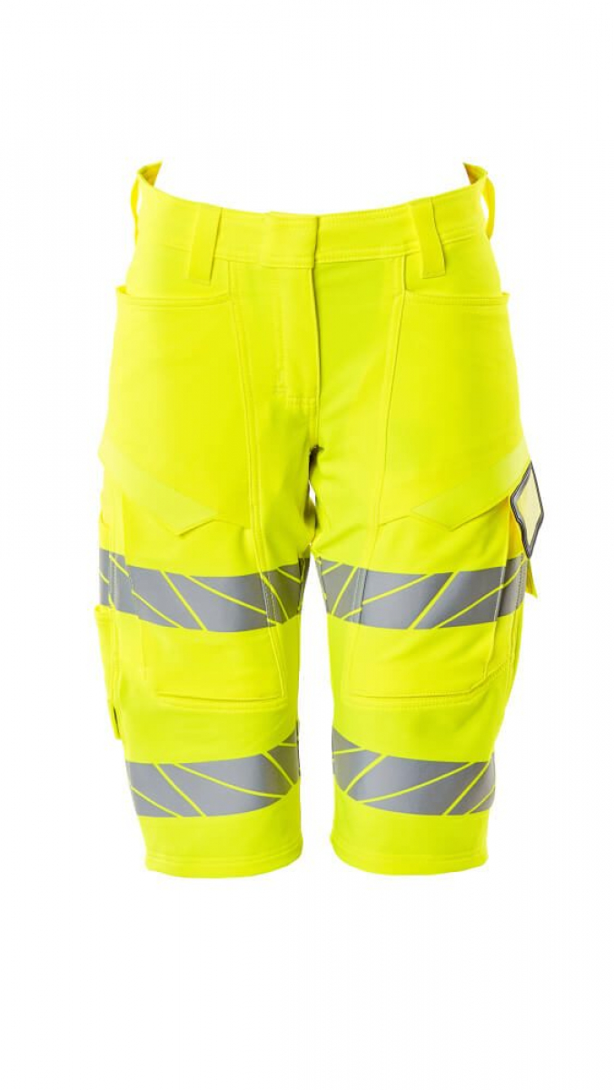 MASCOT- Warnschutz-Damenshorts, Diamond, ACCELERATE SAFE, 205 g/m², gelb