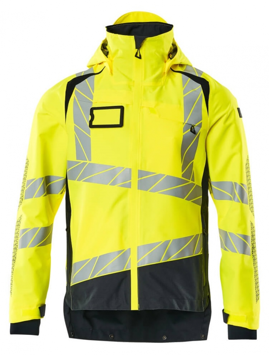 MASCOT-Workwear, Warnschutz-Hard Shell Jacke, ACCELERATE SAFE, high vis gelb/schwarz