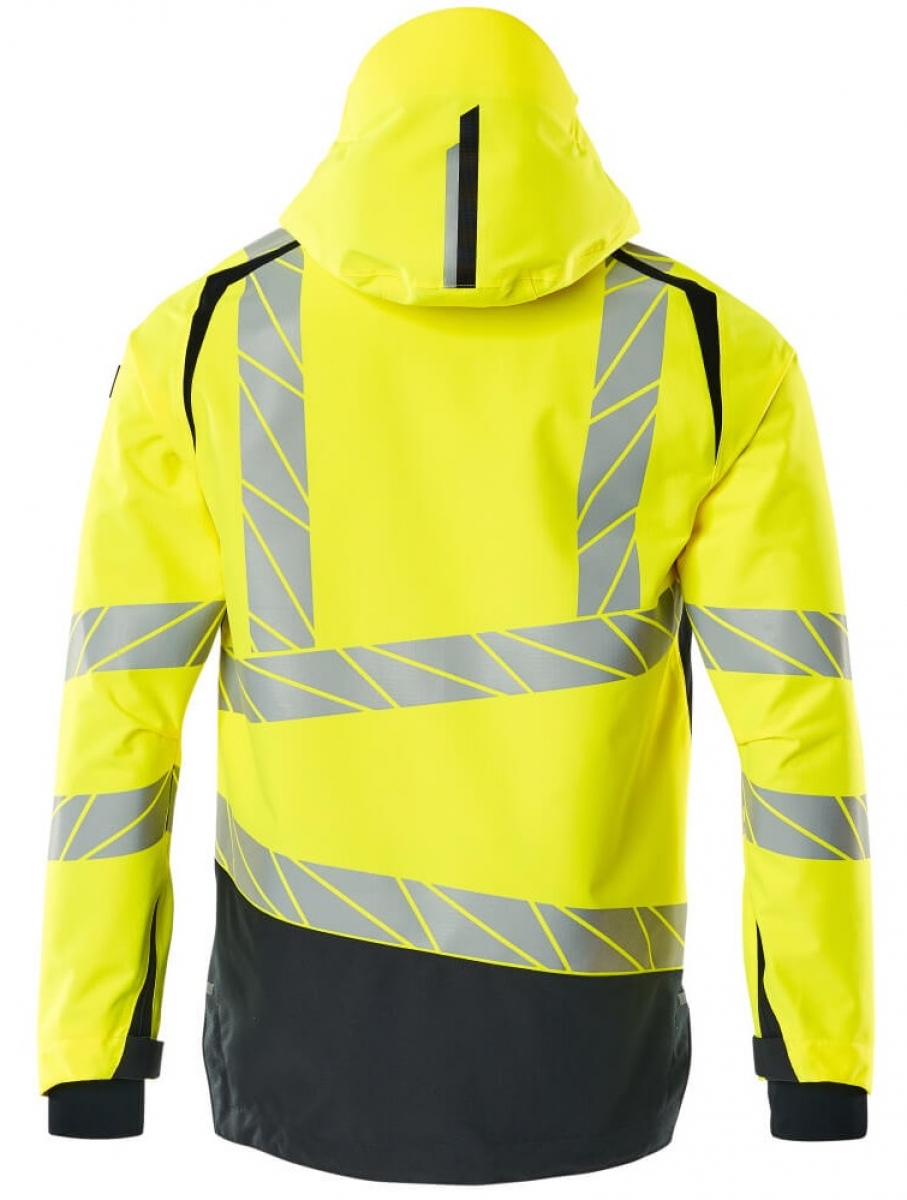 MASCOT-Workwear, Warnschutz-Hard Shell Jacke, ACCELERATE SAFE, high vis gelb/schwarz