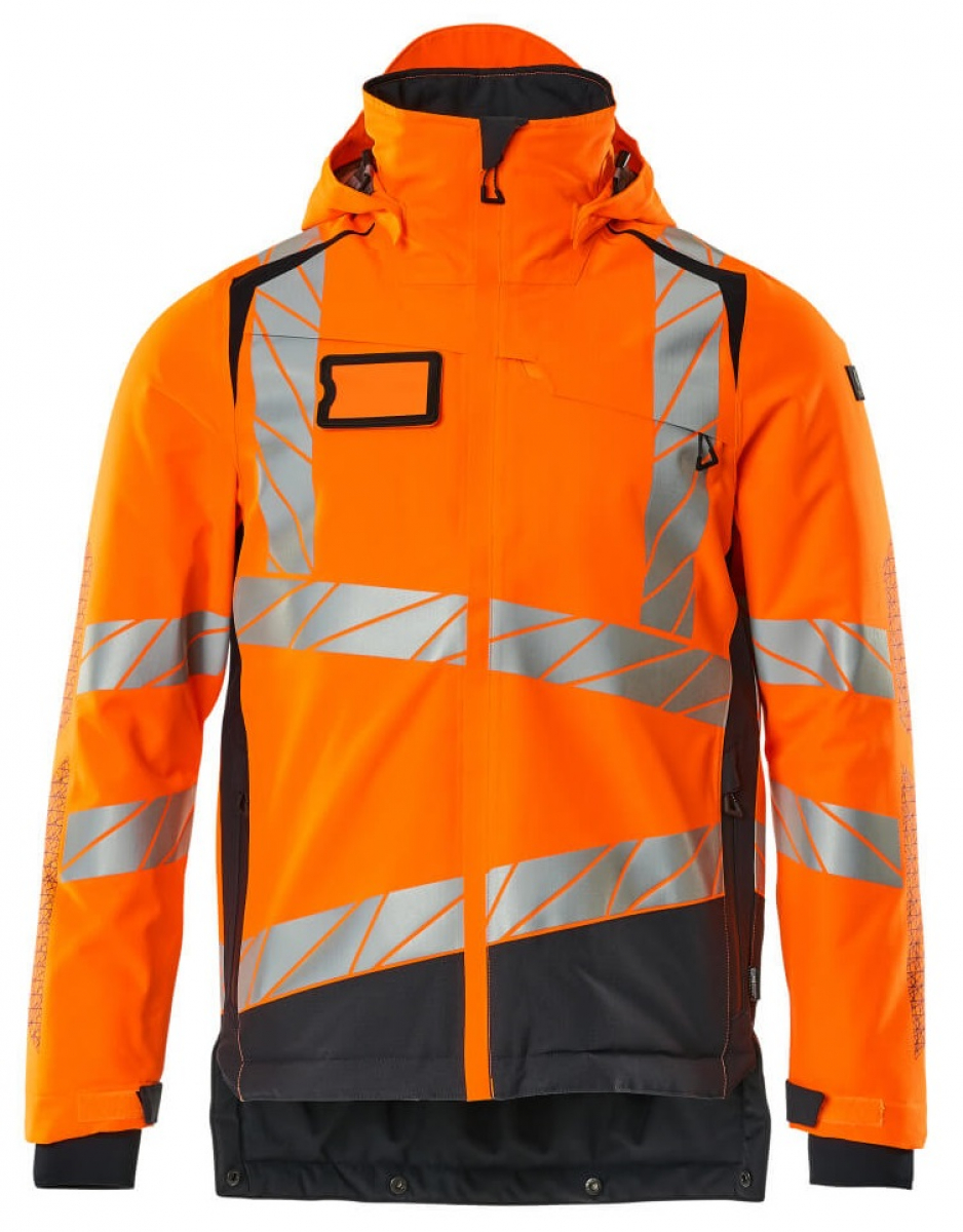 MASCOT-Workwear, Warnschutz-Winterjacke, ACCELERATE SAFE, high vis orange/schwarzblau