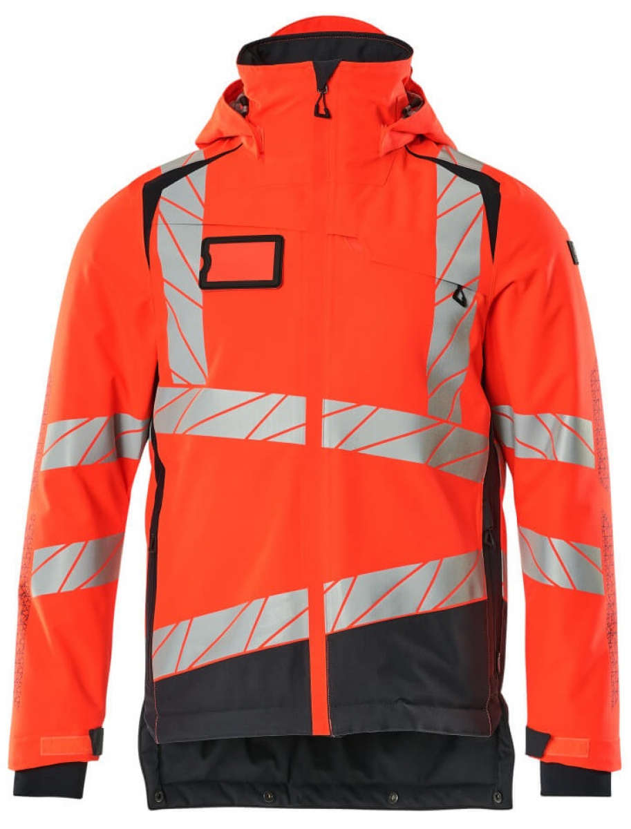 MASCOT-Workwear, Warnschutz-Winterjacke, ACCELERATE SAFE, high vis rot/schwarzblau