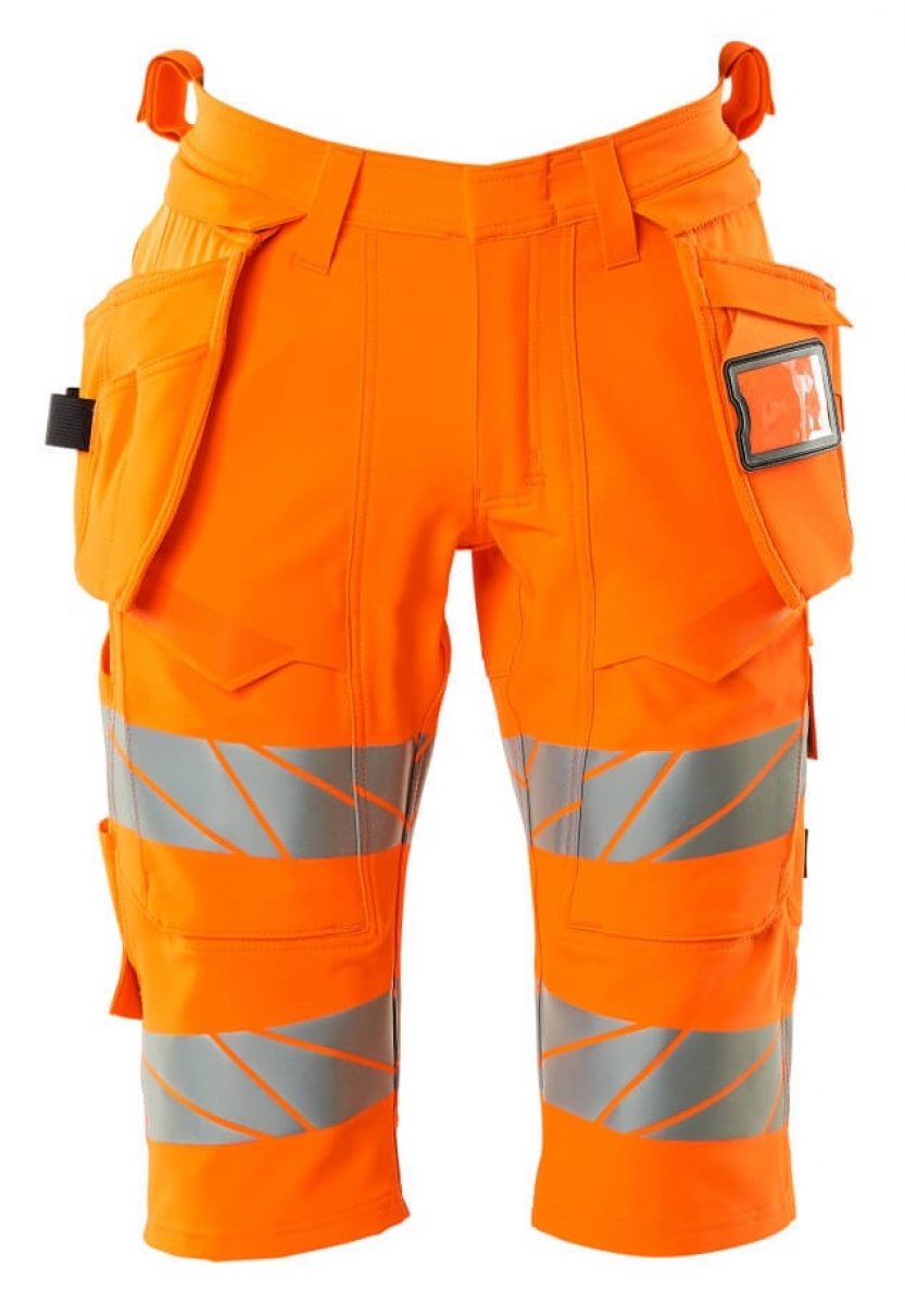 MASCOT-Workwear, Warnschutz-Shorts, lang, ACCELERATE SAFE, high vis orange