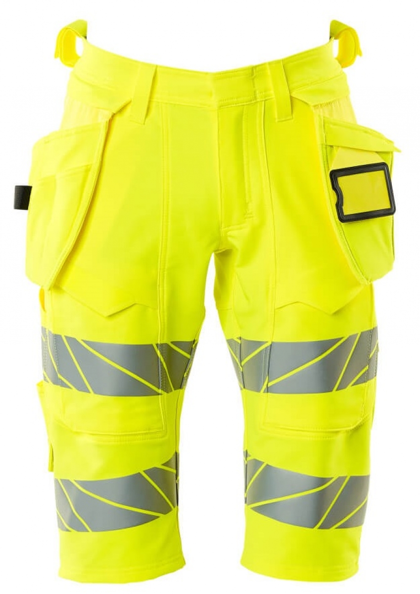 MASCOT-Workwear, Warnschutz-Shorts, lang, ACCELERATE SAFE, high vis gelb