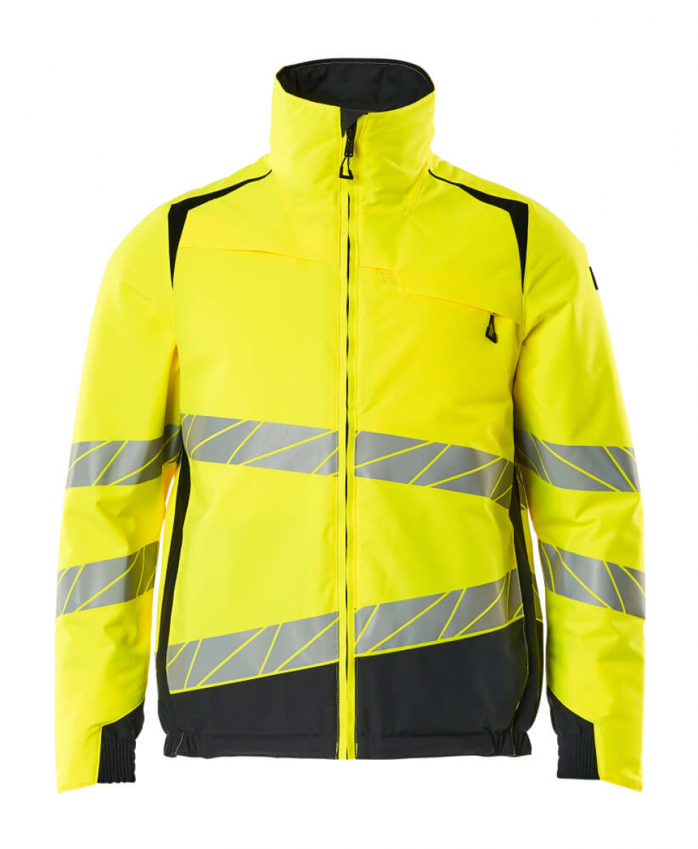 MASCOT-Warnschutz-Winterjacke, CLIMASCOT, high vis gelb/schwarzblau