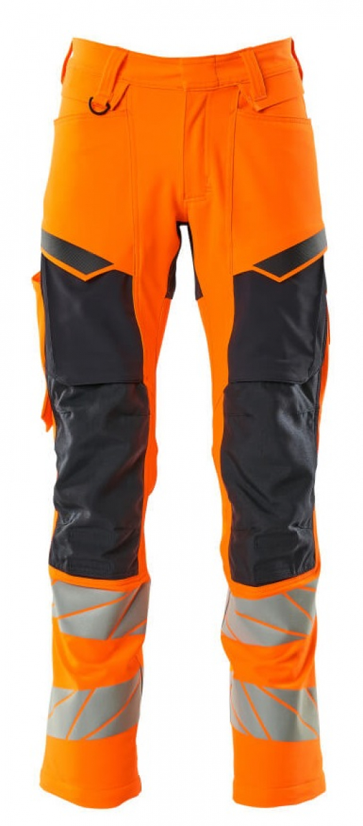 MASCOT-Workwear, Warnschutz-Bundhose, ACCELERATE SAFE, 90 cm, warnorange/schwarzblau