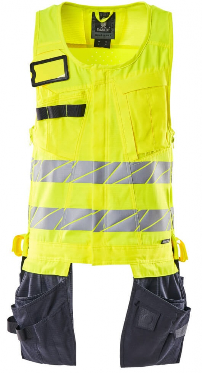 MASCOT-Workwear, Warnschutz-Werkzeug-Weste, ACCELERATE SAFE, warngelb/schwarzblau