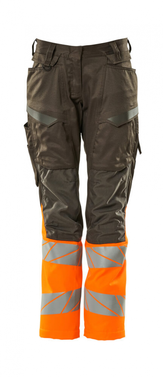 MASCOT-Warnschutz-Damen Bundhose, DIAMOND, ACCEL SAFE, ca. 76 cm, dunkelanthrazit/warnorange