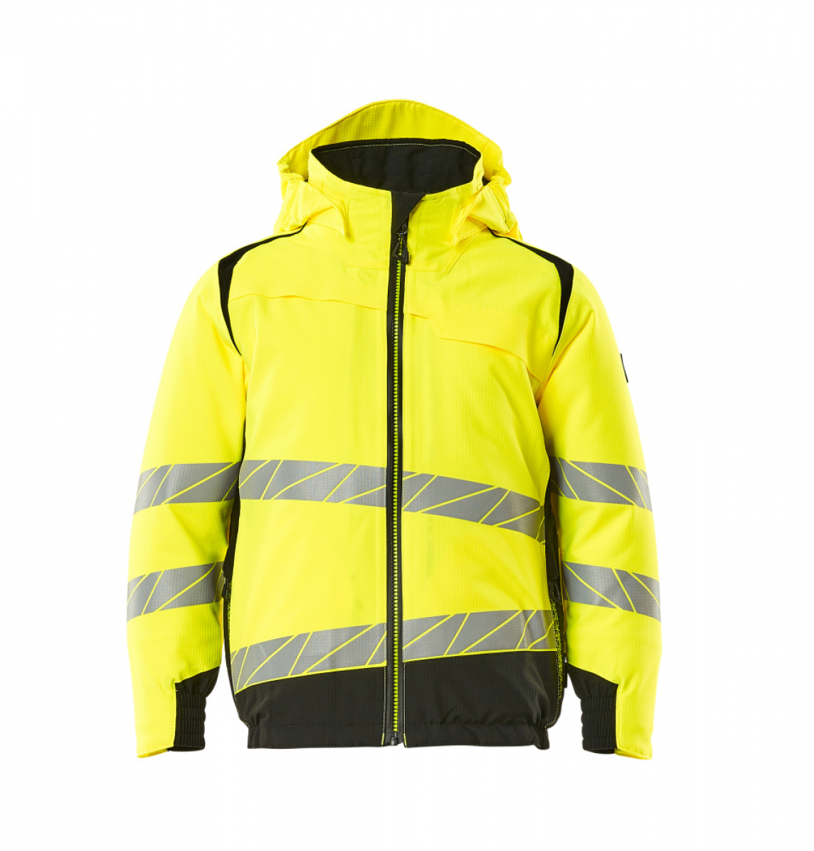 MASCOT-Kinder Winterjacke, CLIMASCOT, ACCEL SAFE, warngelb/schwarz