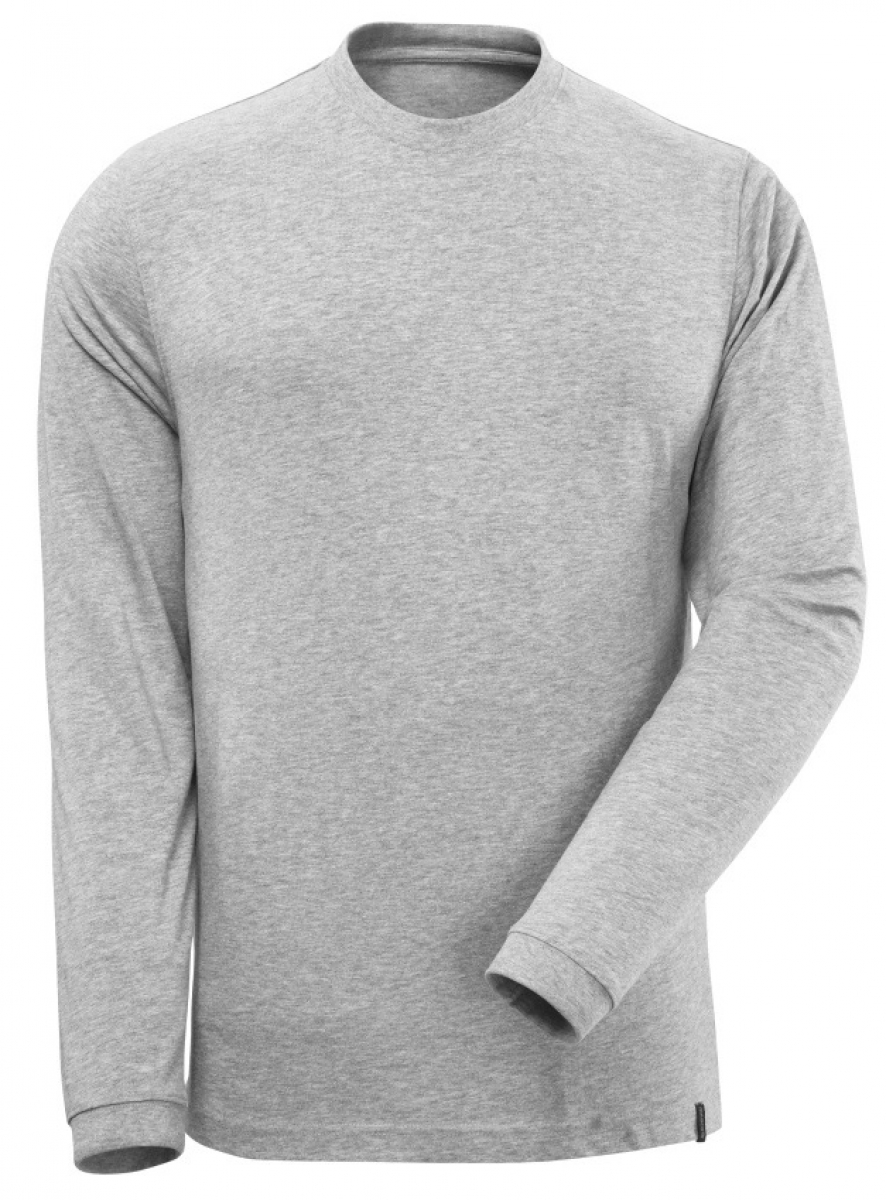MASCOT-Worker-Shirts, T-Shirt, langarm, grau-meliert
