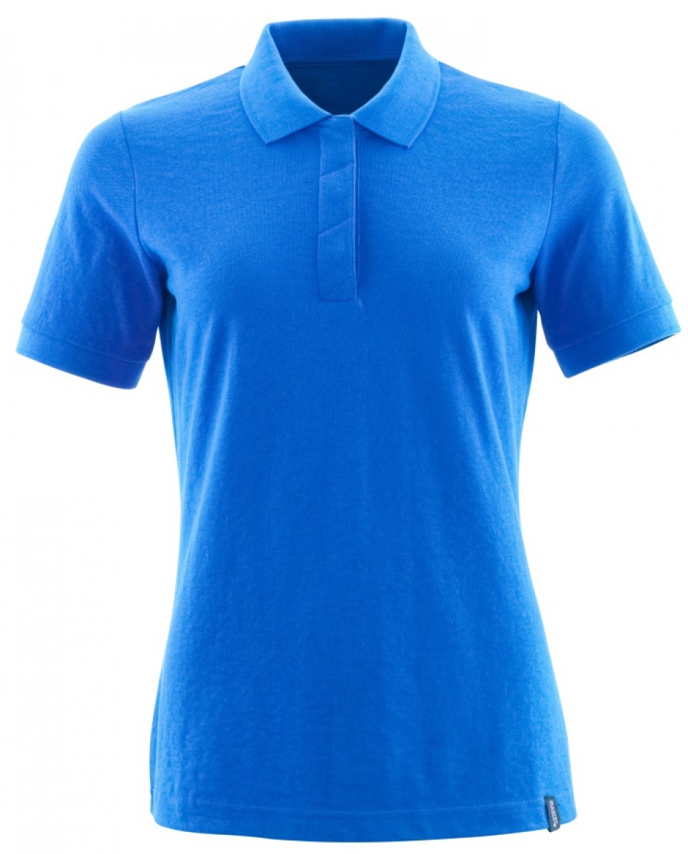 MASCOT-Worker-Shirts, Damen-Polo-Shirt, azurblau