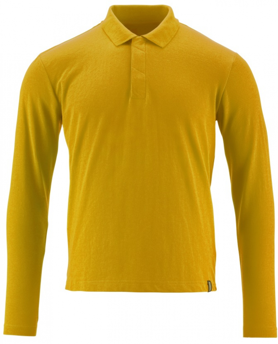 MASCOT-Worker-Shirts, Polo-Shirt, langarm, currygelb