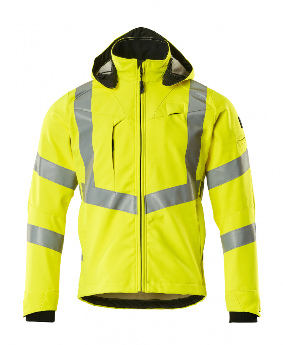 MASCOT-Wanschutz Soft Shell Jacke, Safe Supreme, warngelb