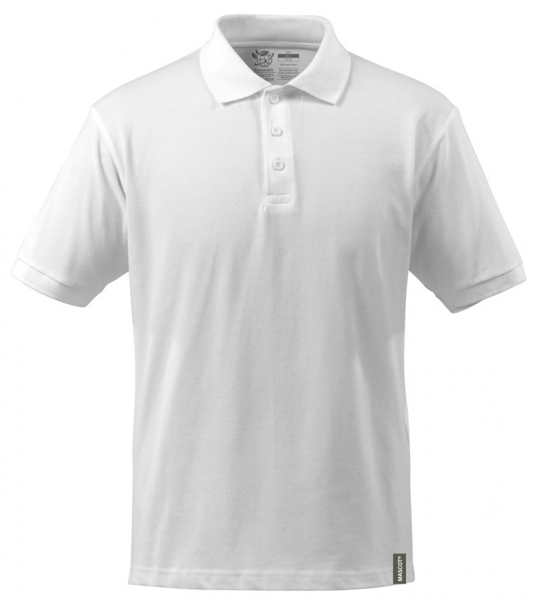 MASCOT-Worker-Shirts, Polo-Shirt, weiß