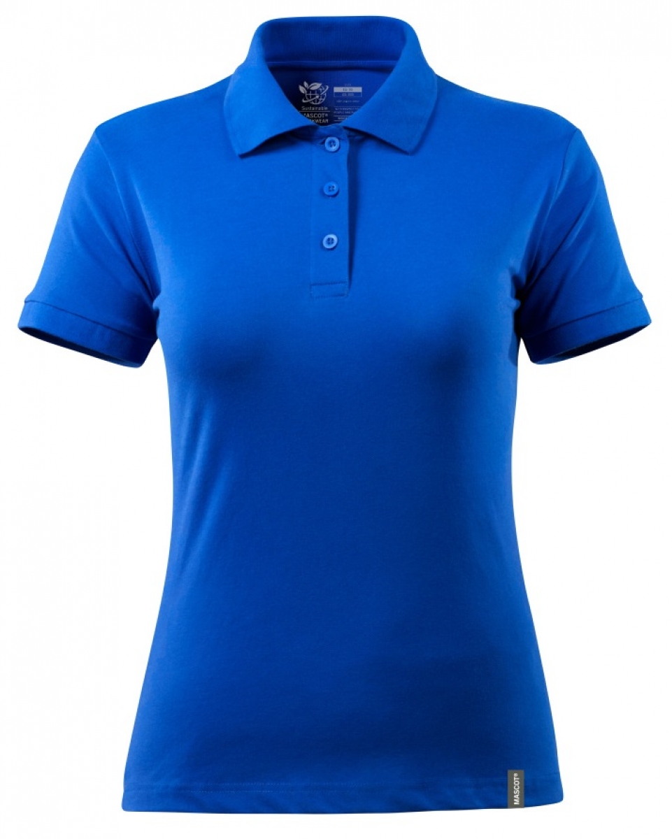 MASCOT-Worker-Shirts, Damen-Polo-Shirt, kornblau