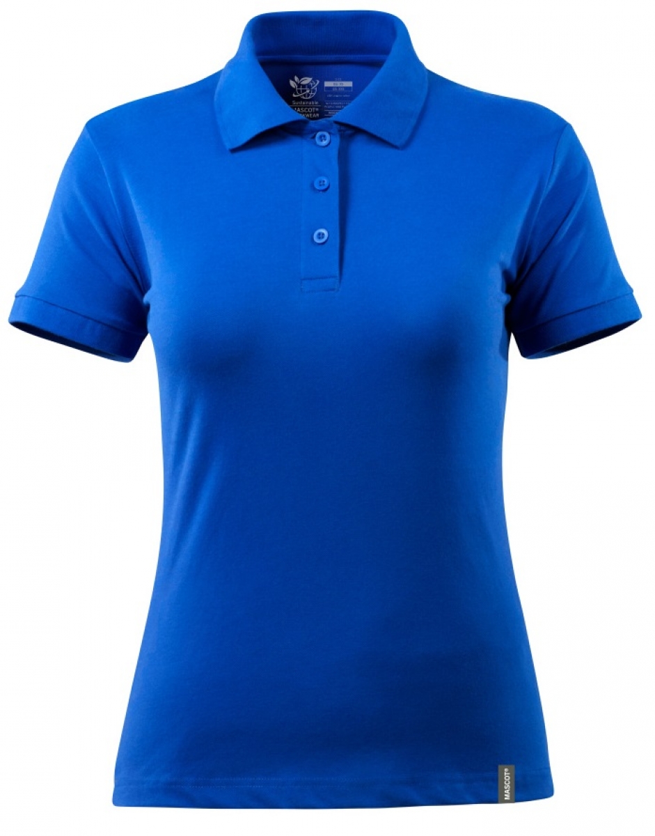 MASCOT-Worker-Shirts, Damen-Polo-Shirt, kornblau