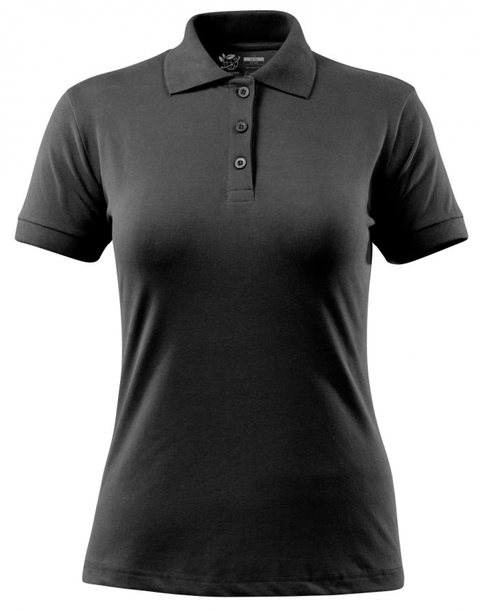 MASCOT-Worker-Shirts, Damen-Polo-Shirt, vollschwarz