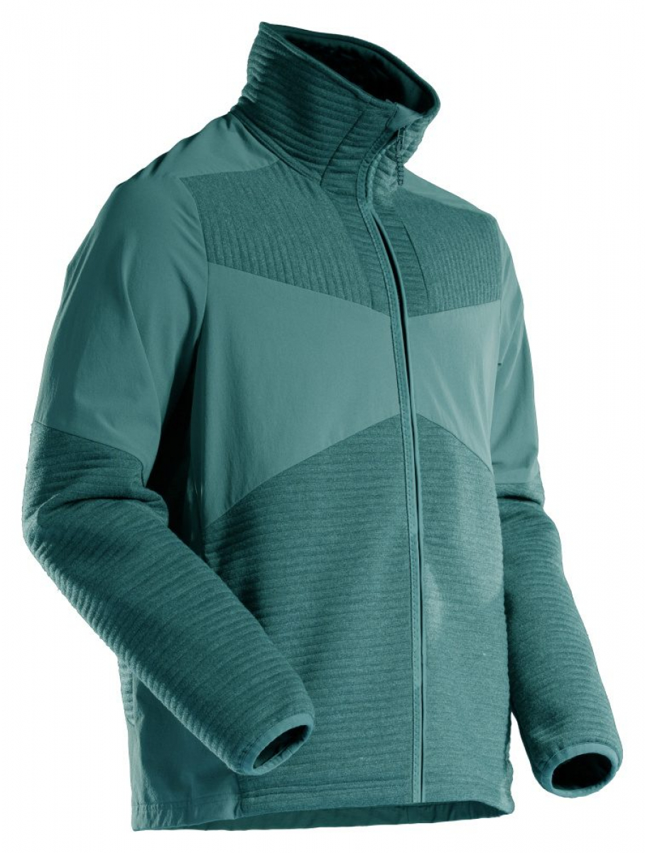 MASCOT- Fleecepullover mit Reißverschluss und Futter, CUSTOMIZED, 265 g/m², waldgrün