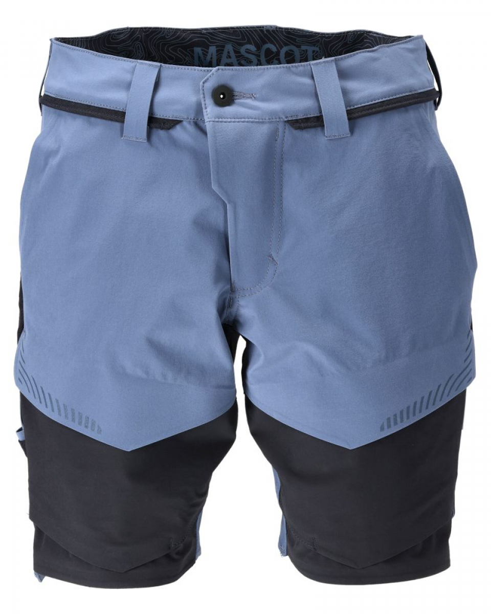 MASCOT- Shorts, Ultimate Stretch, CUSTOMIZED, 180 g/m², steinblau/ schwarzblau