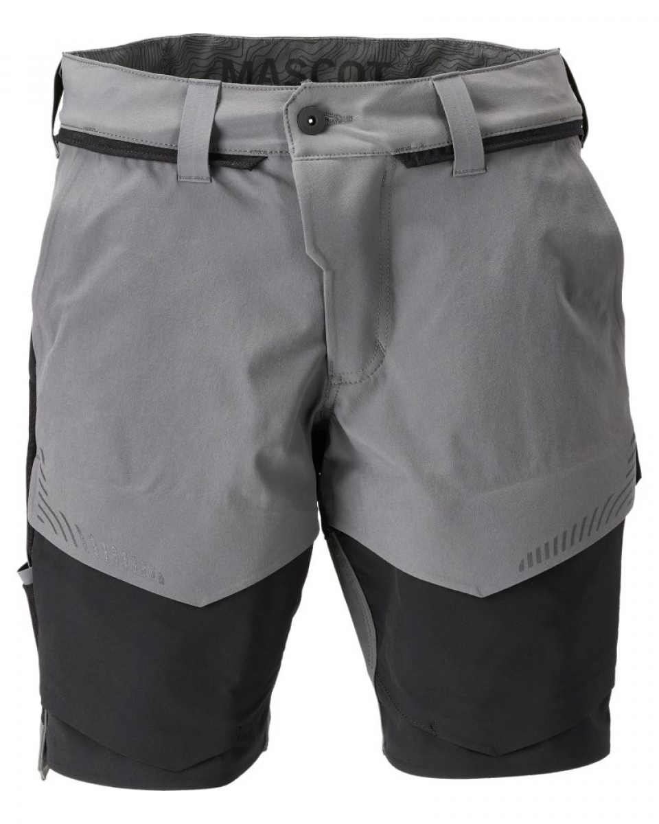 MASCOT- Shorts, Ultimate Stretch, CUSTOMIZED, 180 g/m², anthrazitgrau/ schwarz