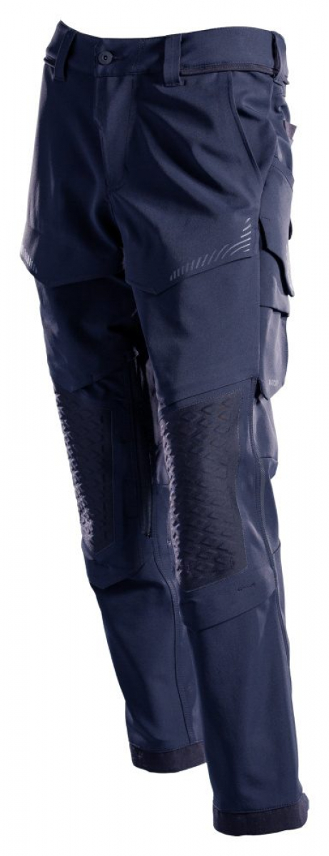 MASCOT- Hose mit Knietaschen, Ultimate Stretch, CUSTOMIZED, 316 g/m², schwarzblau