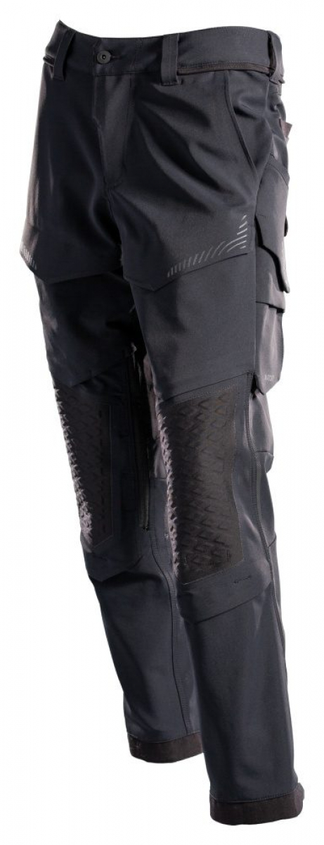 MASCOT- Hose mit Knietaschen, Ultimate Stretch, CUSTOMIZED, 316 g/m², schwarz