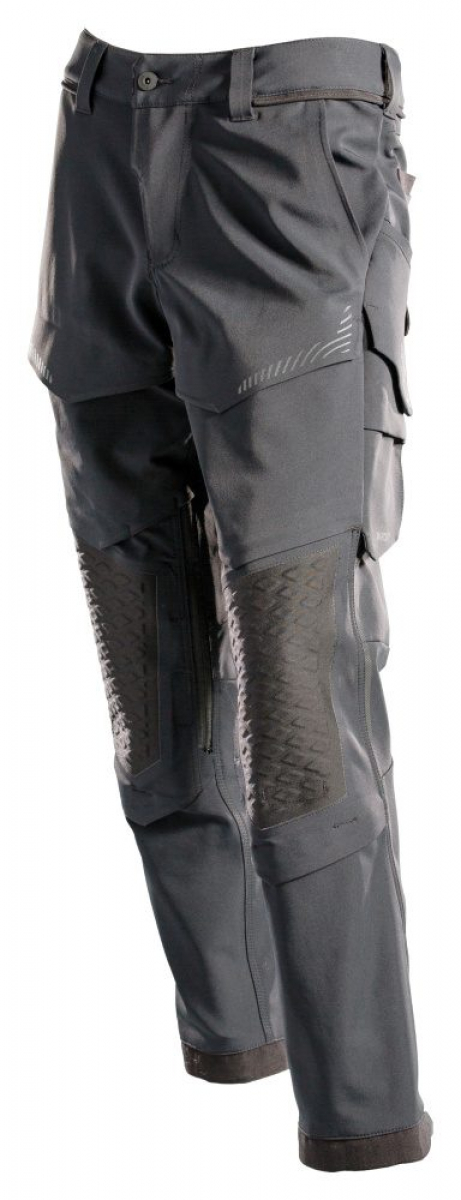 MASCOT- Hose mit Knietaschen, Ultimate Stretch, CUSTOMIZED, 316 g/m², anthrazitgrau