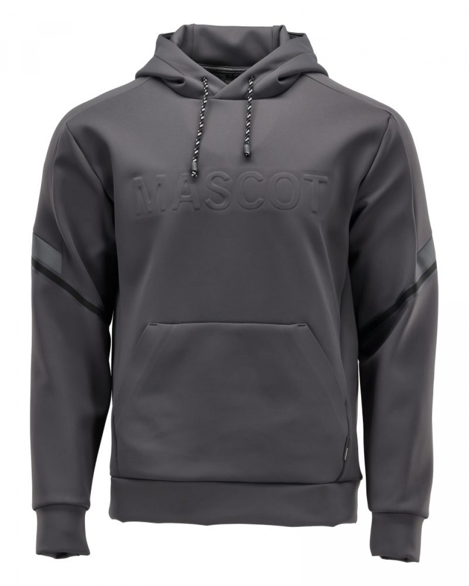 MASCOT-Fleece Kapuzenshirt, CUSTOMIZED, 360 g/m², anthrazitgrau