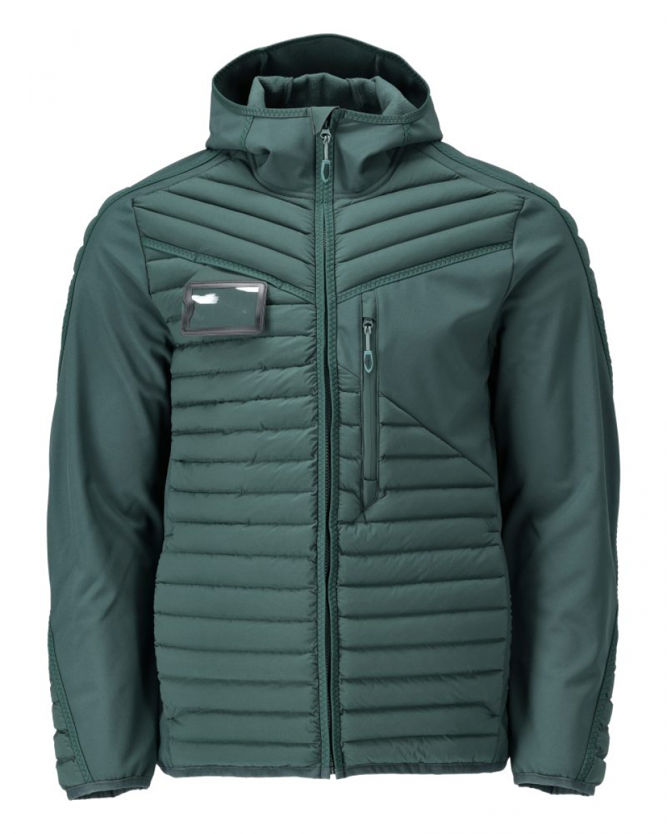 MASCOT- Jacke mit Kapuze, CUSTOMIZED, 130 g/m², waldgrün