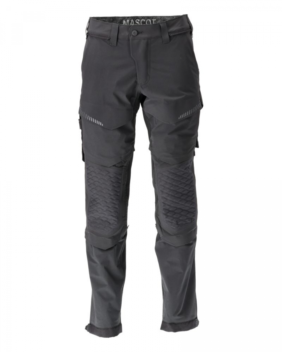 MASCOT- Hose mit Knietaschen, Ultimate Stretch, CUSTOMIZED, 180 g/m², schwarz