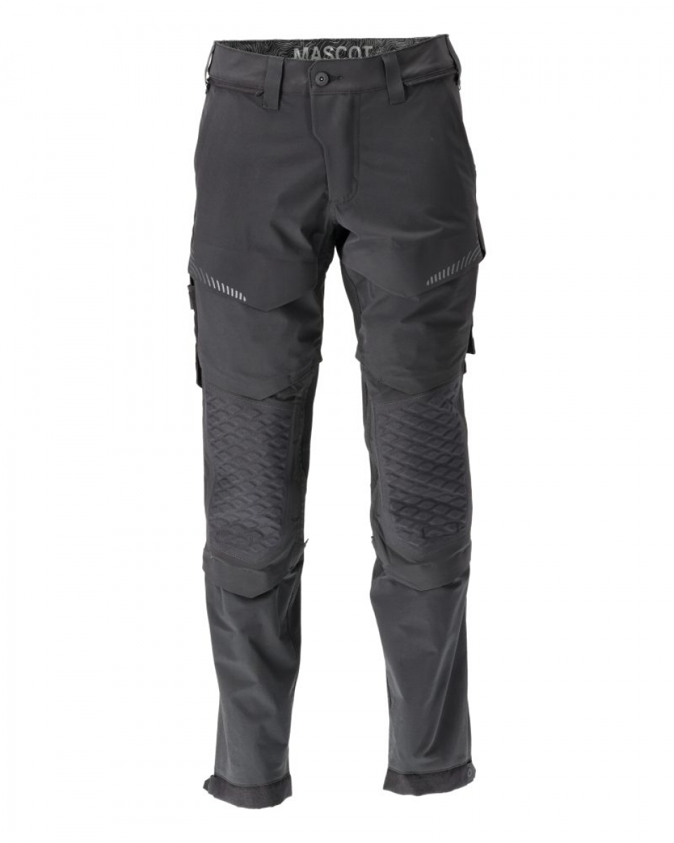 MASCOT- Hose mit Knietaschen, Ultimate Stretch, CUSTOMIZED, 180 g/m, schwarz