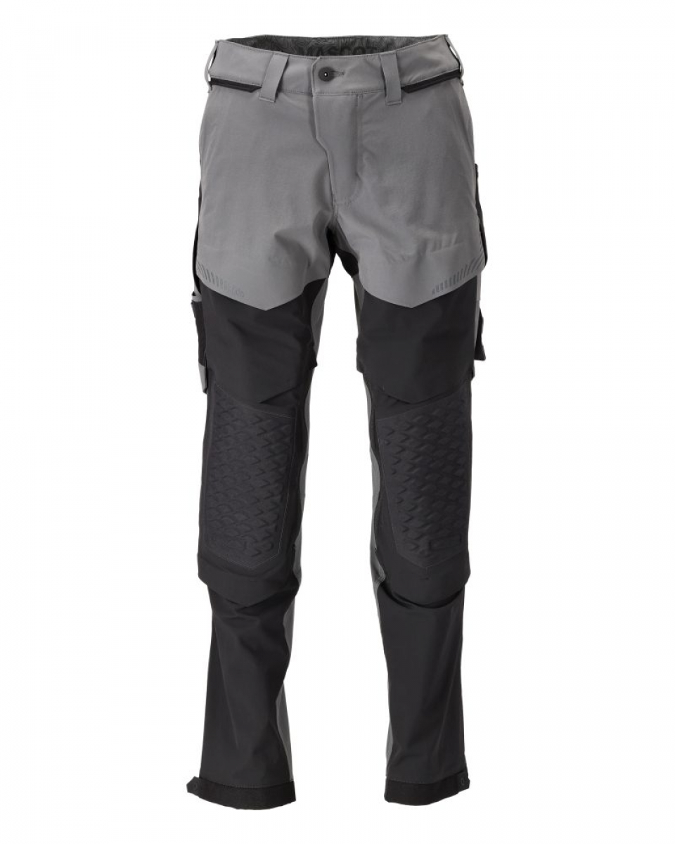 MASCOT- Hose mit Knietaschen, Ultimate Stretch, CUSTOMIZED, 180 g/m², anthrazitgrau/ schwarz