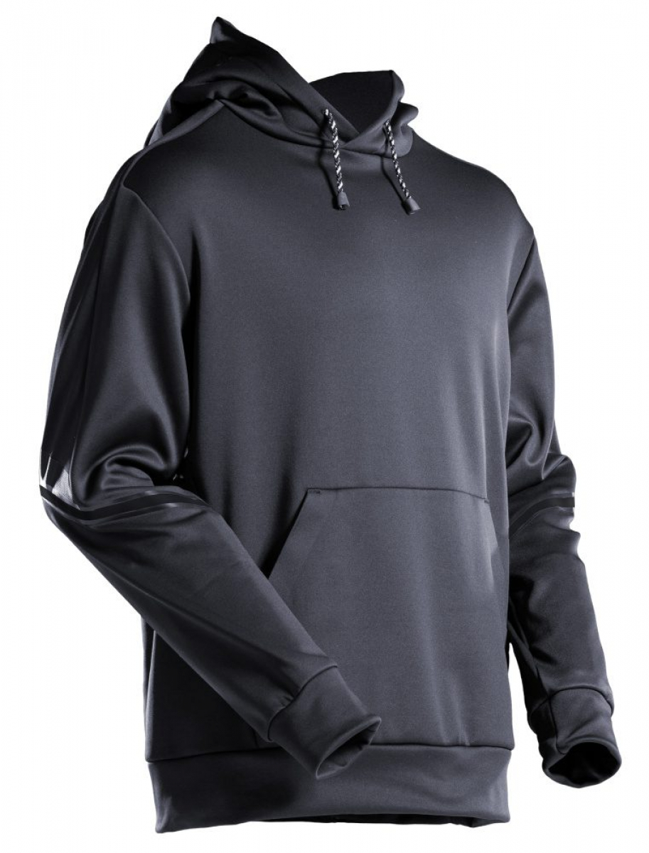MASCOT- Fleece Kapuzensweatshirt, CUSTOMIZED, 360 g/m², schwarzgrau