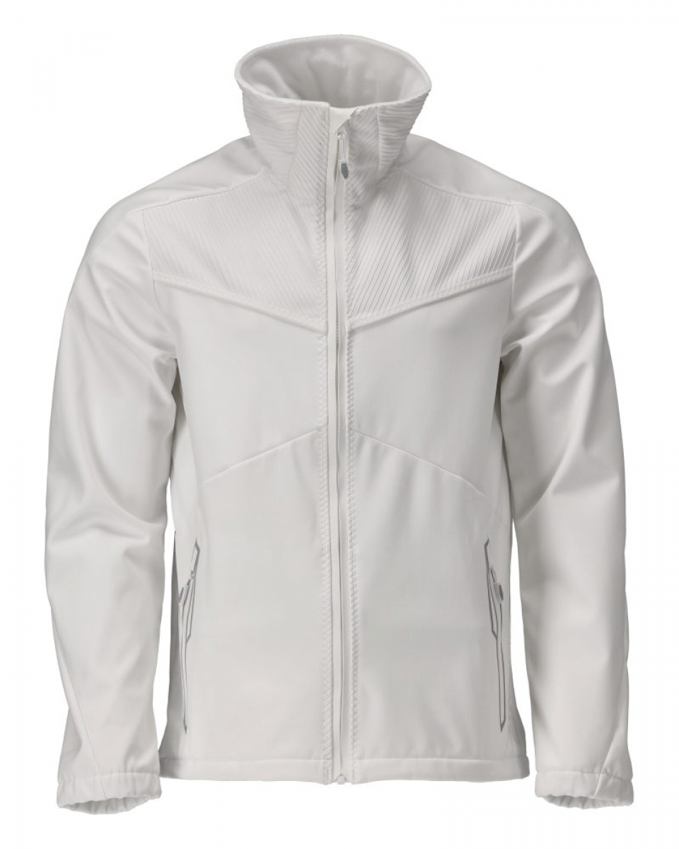 MASCOT- Soft Shell Jacke, CUSTOMIZED, 305 g/m², weiss