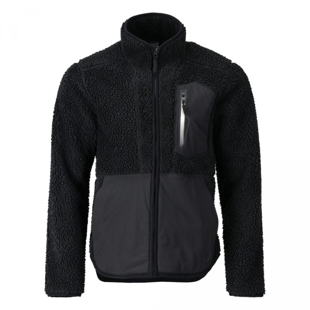 MASCOT- Faserpelz Jacke mit Reißverschluss, CUSTOMIZED, 460 g/m², schwarz