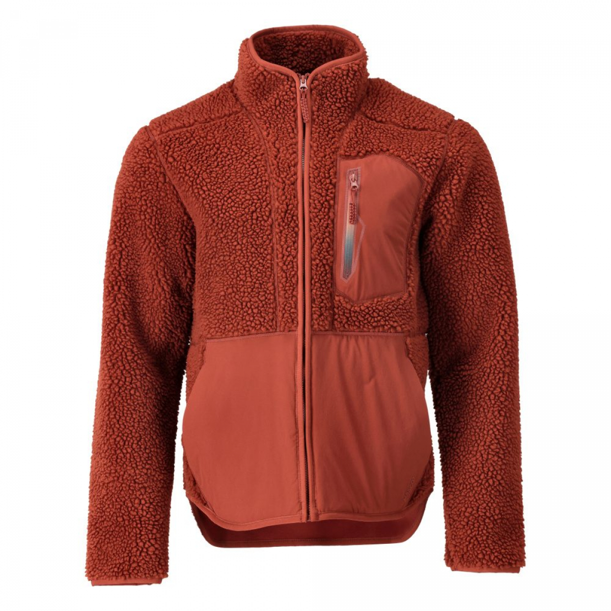 MASCOT- Faserpelz Jacke mit Reißverschluss, CUSTOMIZED, 460 g/m², herbstrot
