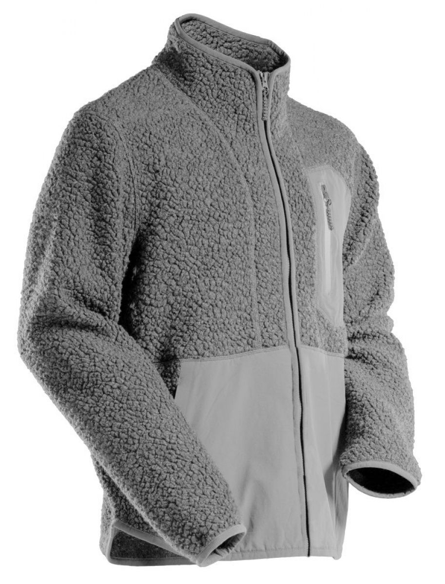 MASCOT- Faserpelz Jacke mit Reißverschluss, CUSTOMIZED, 460 g/m², anthrazitgrau